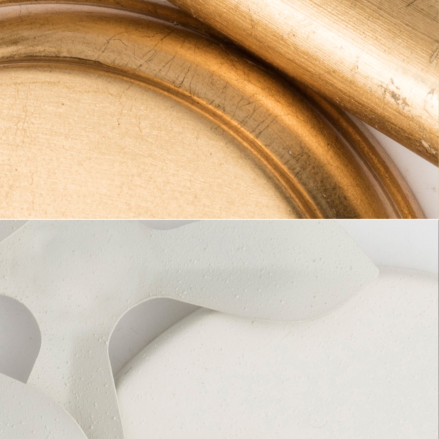 Crystorama - 581-MT-GA - One Light Wall Sconce - Luna - Matte White + Antique Gold