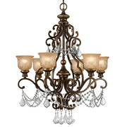 Crystorama - 7516-BU-CL-S - Six Light Chandelier - Norwalk - Bronze Umber
