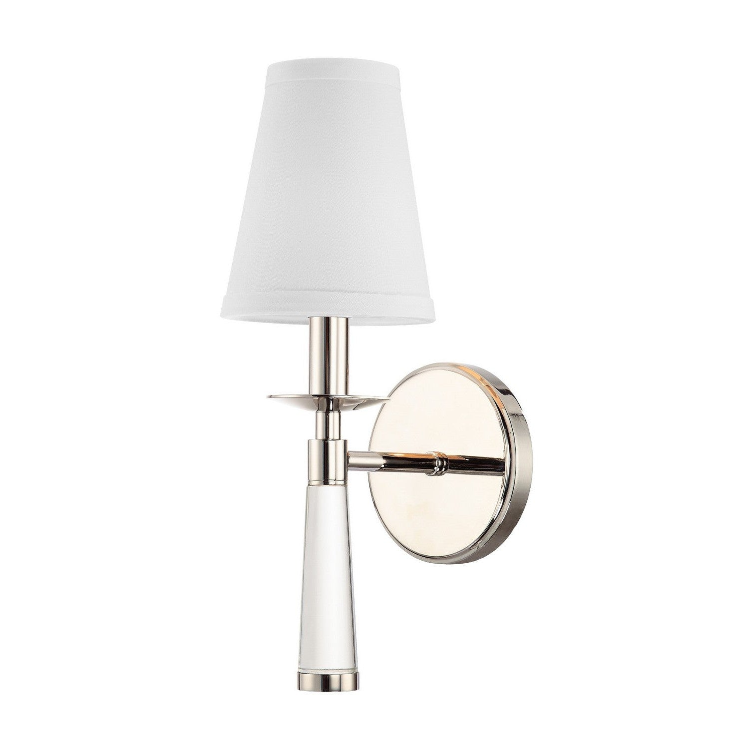 Crystorama - 8861-PN - One Light Wall Sconce - Baxter - Polished Nickel
