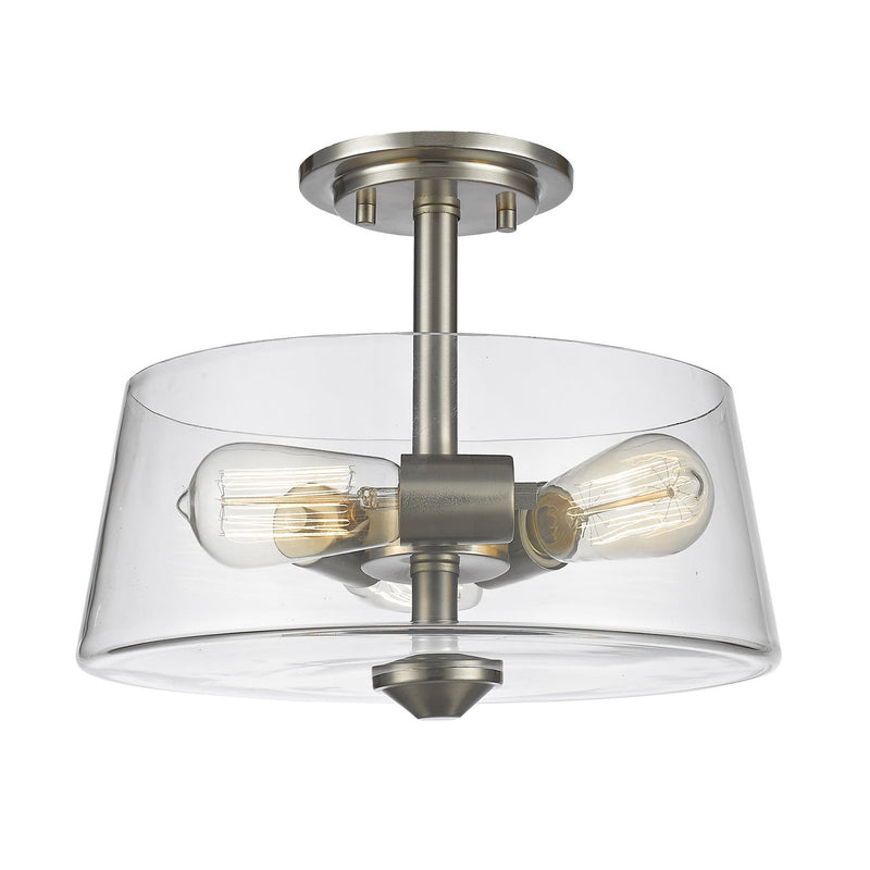 Z-Lite - 428SF3-BN - Three Light Semi Flush Mount - Annora - Brushed Nickel