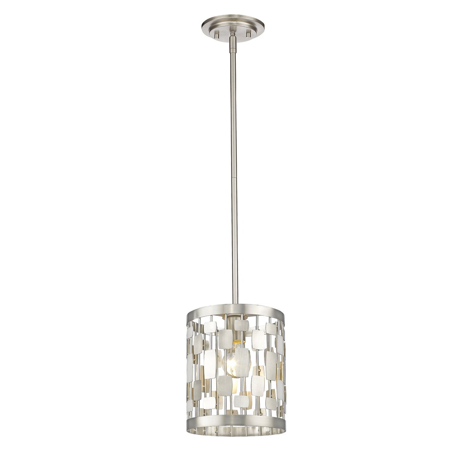 Z-Lite - 430MP-BN - One Light Pendant - Almet - Brushed Nickel