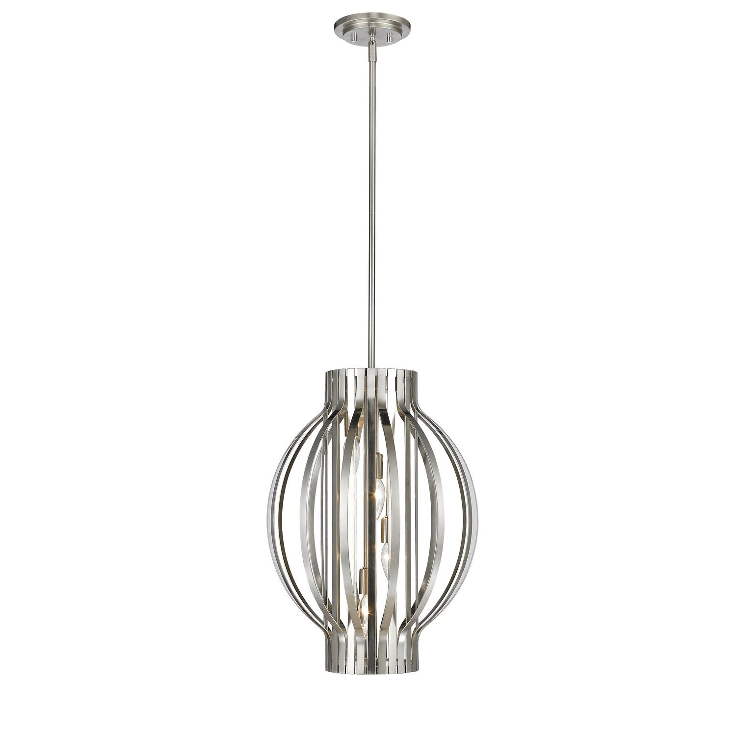 Z-Lite - 436-16BN - Four Light Pendant - Moundou - Brushed Nickel