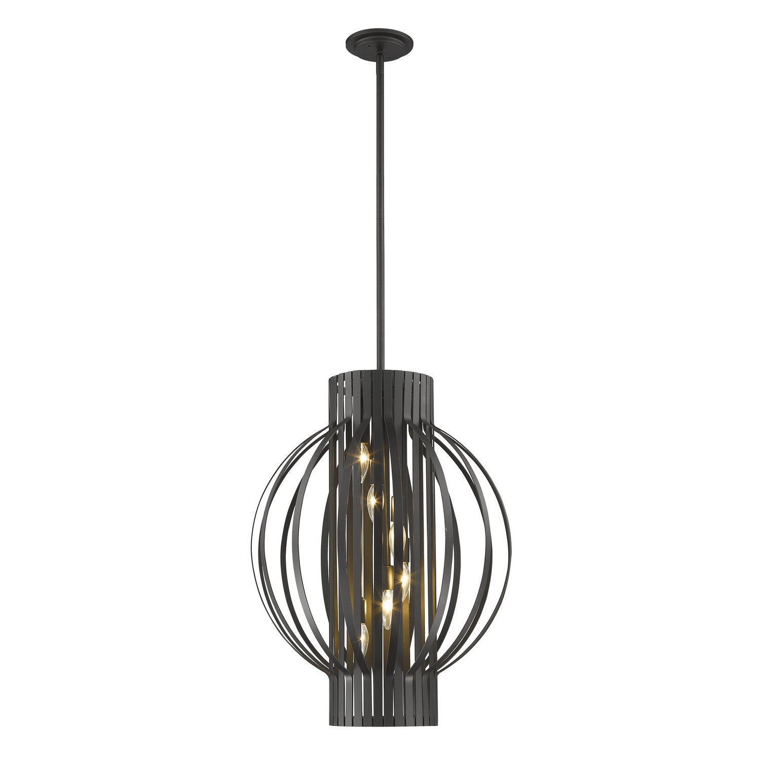 Z-Lite - 436-20BRZ - Six Light Pendant - Moundou - Bronze