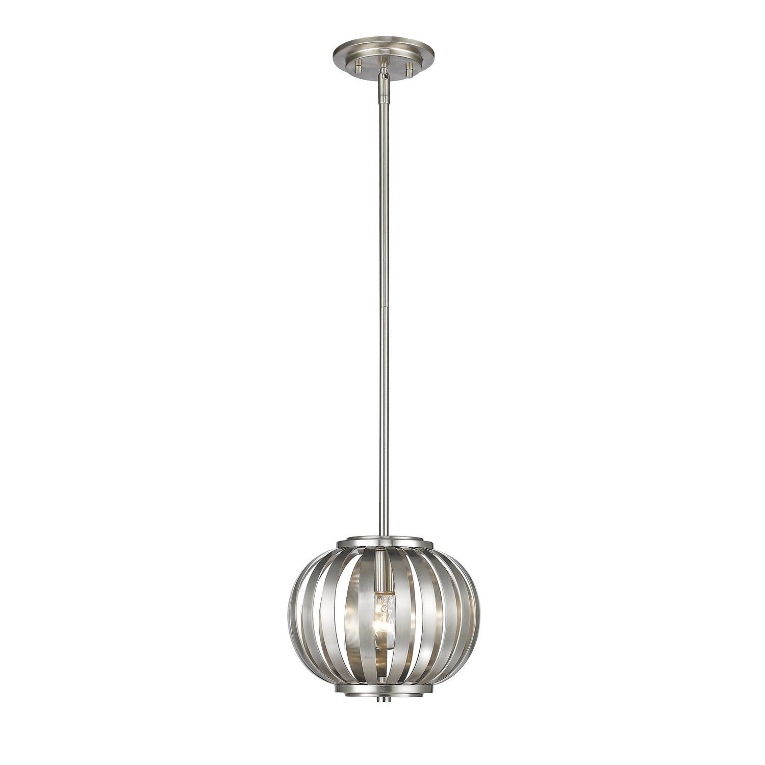 Z-Lite - 438-8BN - One Light Pendant - Moundou - Brushed Nickel