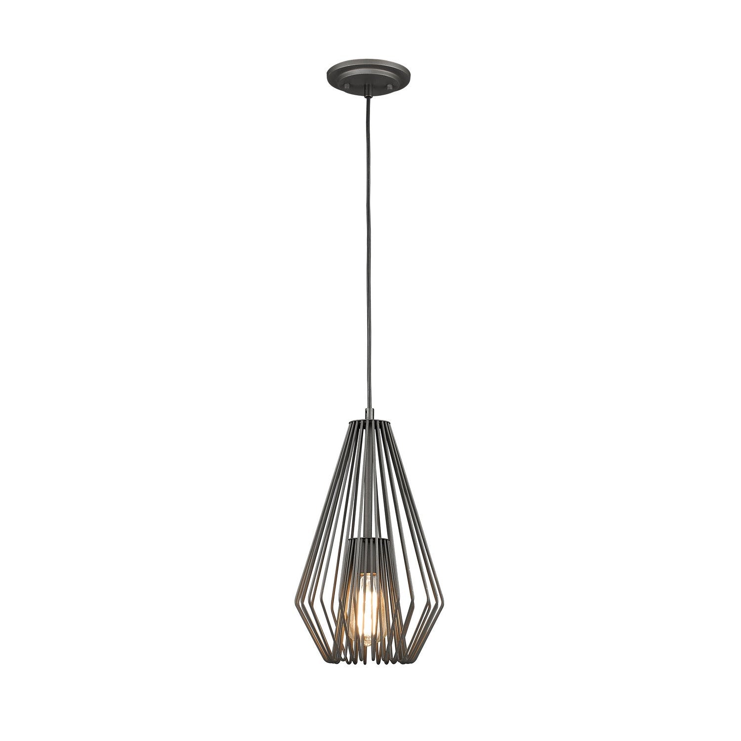 Z-Lite - 442MP-BRZ - One Light Pendant - Quintus - Bronze