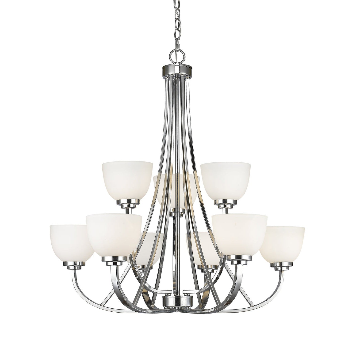 Z-Lite - 443-9-CH - Nine Light Chandelier - Ashton - Chrome