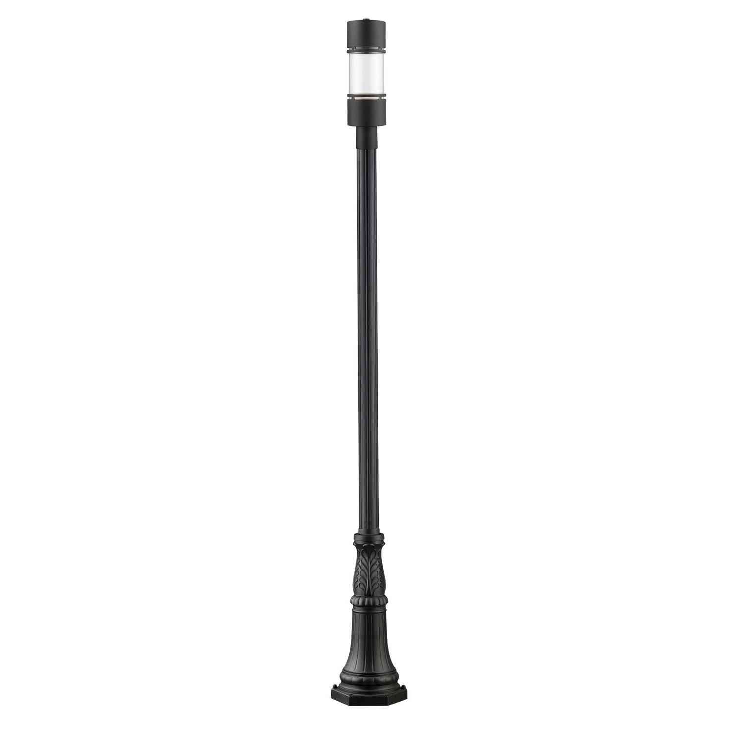 Z-Lite - 553PHB-518P-BK-LED - LED Outdoor Post Moun Fixture - Luminata - Black