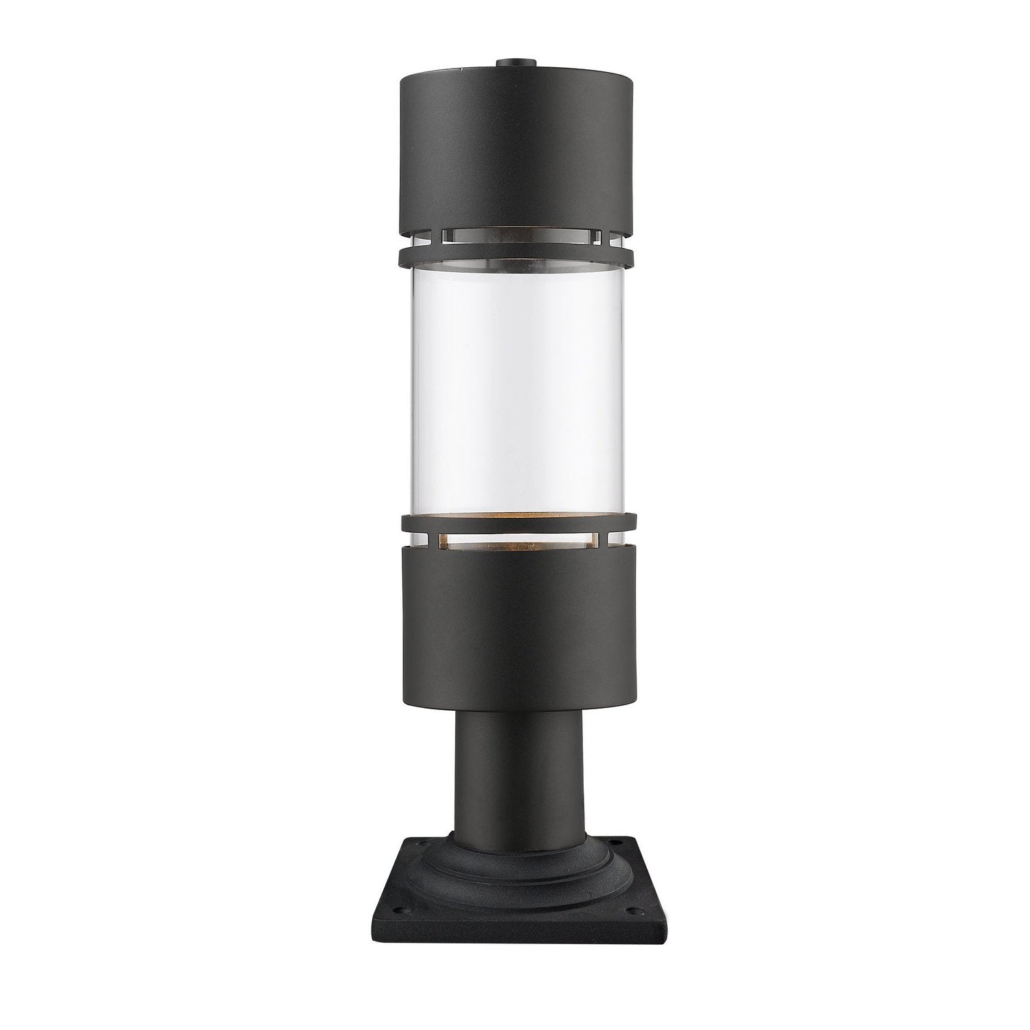 Z-Lite - 553PHB-533PM-BK-LED - LED Outdoor Pier Mounted Fixture - Luminata - Black