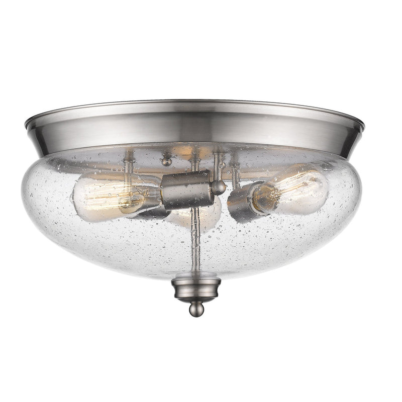 Z-Lite - 722F3-BN - Three Light Flush Mount - Amon - Brushed Nickel
