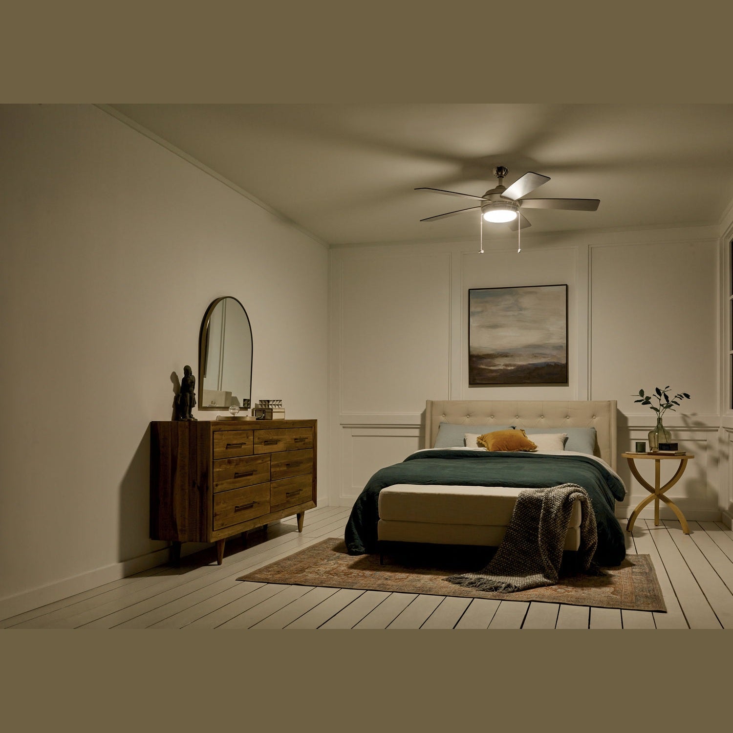 Kichler - 330174PN - 52"Ceiling Fan - Starkk - Polished Nickel