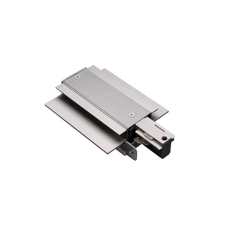 W.A.C. Lighting - WHEDL-RTL-PT - Live End Connector - W Track - Platinum