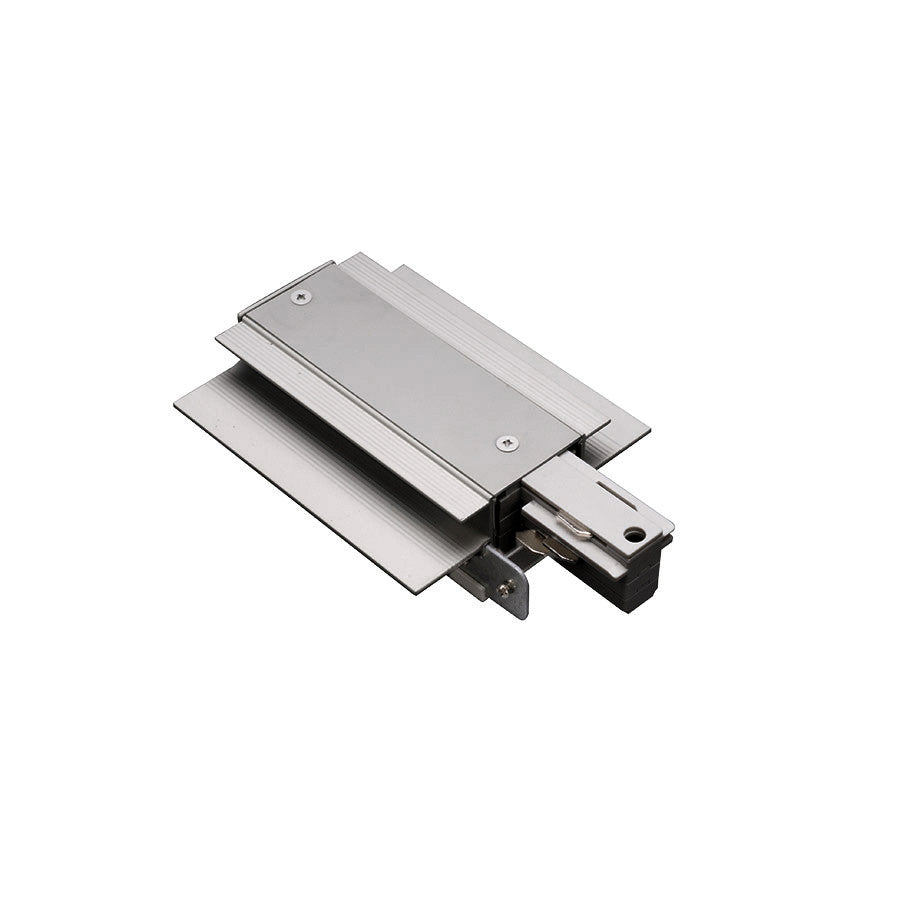 W.A.C. Lighting - WHEDL-RTL-PT - Live End Connector - W Track - Platinum
