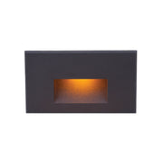 W.A.C. Lighting - WL-LED100F-AM-BK - LED Step and Wall Light - Led100 - Black On Aluminum