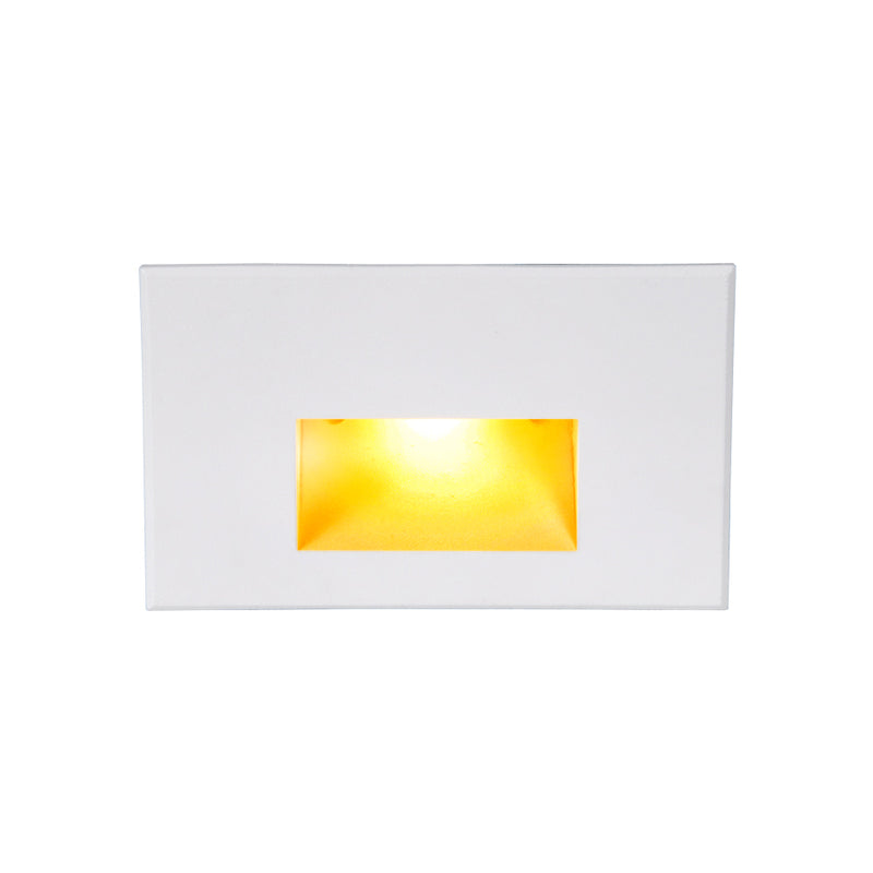 W.A.C. Lighting - WL-LED100F-AM-WT - LED Step and Wall Light - Led100 - White On Aluminum