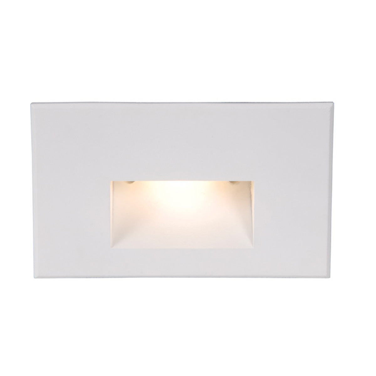 W.A.C. Lighting - WL-LED100F-BL-WT - LED Step and Wall Light - Led100 - White On Aluminum