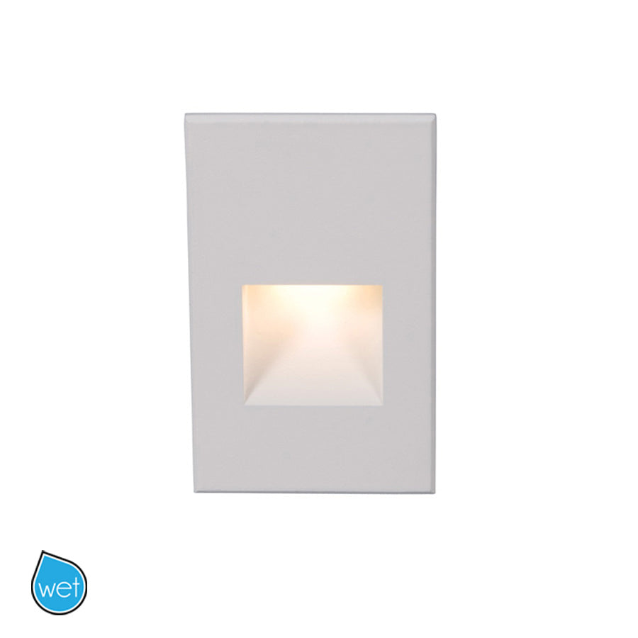 W.A.C. Lighting - WL-LED200F-RD-WT - LED Step and Wall Light - Led200 - White On Aluminum