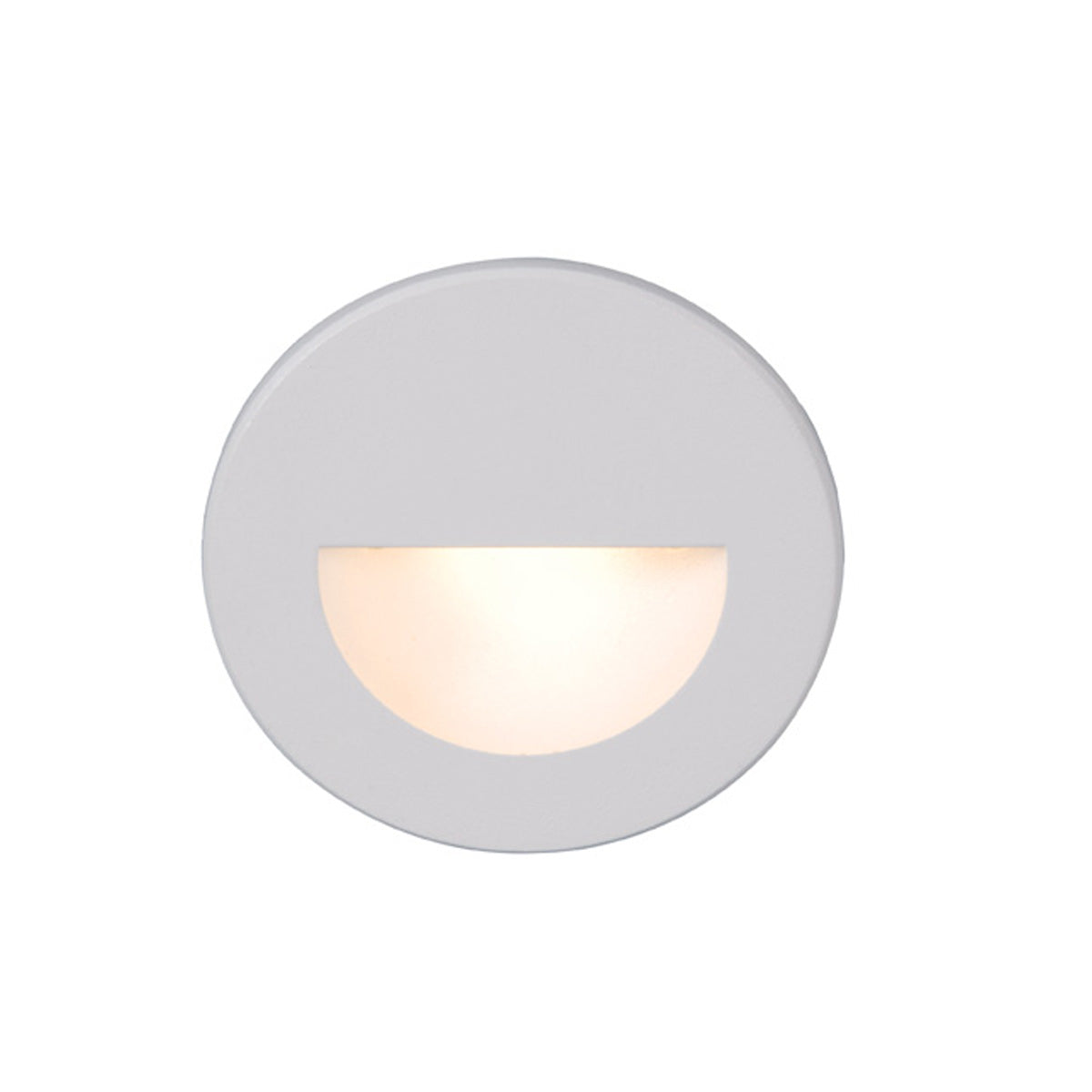 W.A.C. Lighting - WL-LED300-C-WT - LED Step and Wall Light - Led3 Cir - White On Aluminum