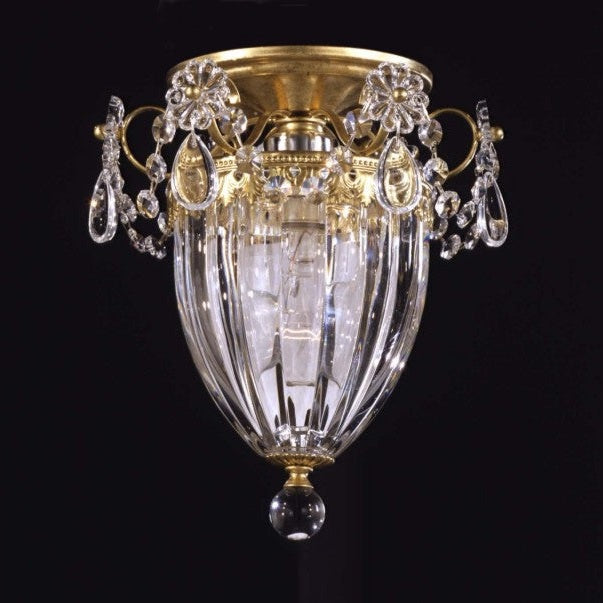 Schonbek - 1239-22S - One Light Semi-Flush Mount - Bagatelle - Heirloom Gold