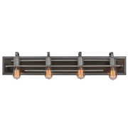 Varaluz - 268B04SL - Four Light Bath - Lofty - Steel