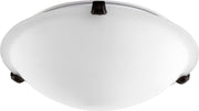 Quorum - 3000-12186 - Two Light Ceiling Mount - 3000 Ceiling Mounts - Oiled Bronze