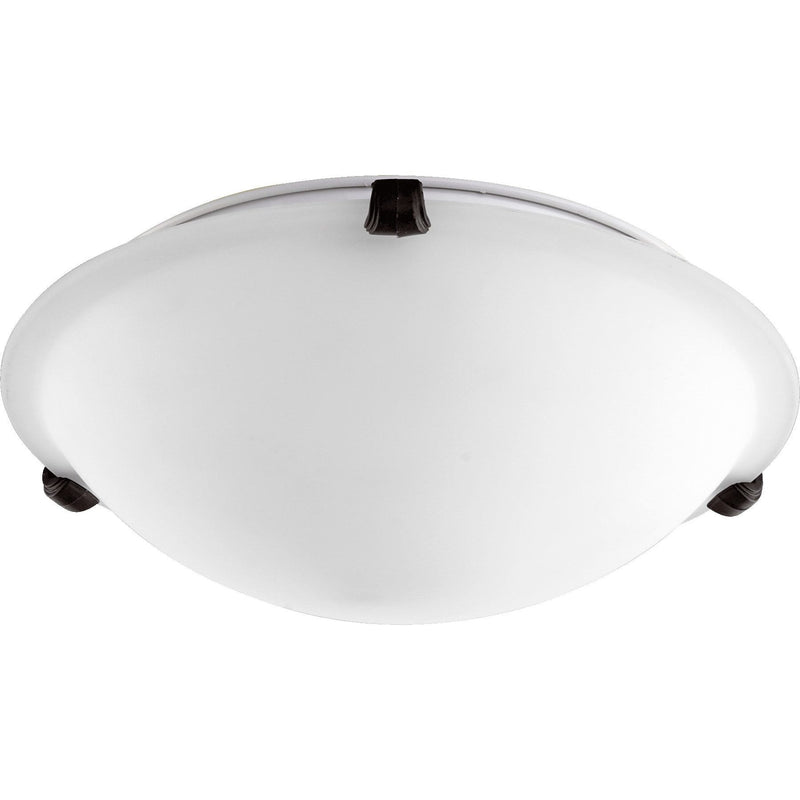 Quorum - 3000-12186 - Two Light Ceiling Mount - 3000 Ceiling Mounts - Oiled Bronze