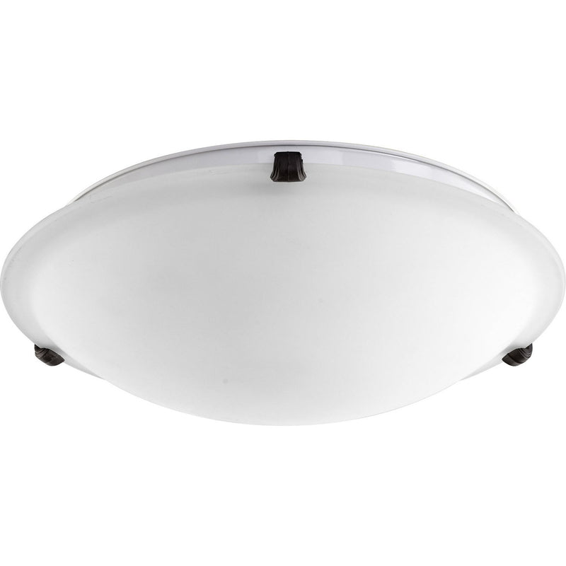Quorum - 3000-16186 - Three Light Ceiling Mount - 3000 Ceiling Mounts - Oiled Bronze