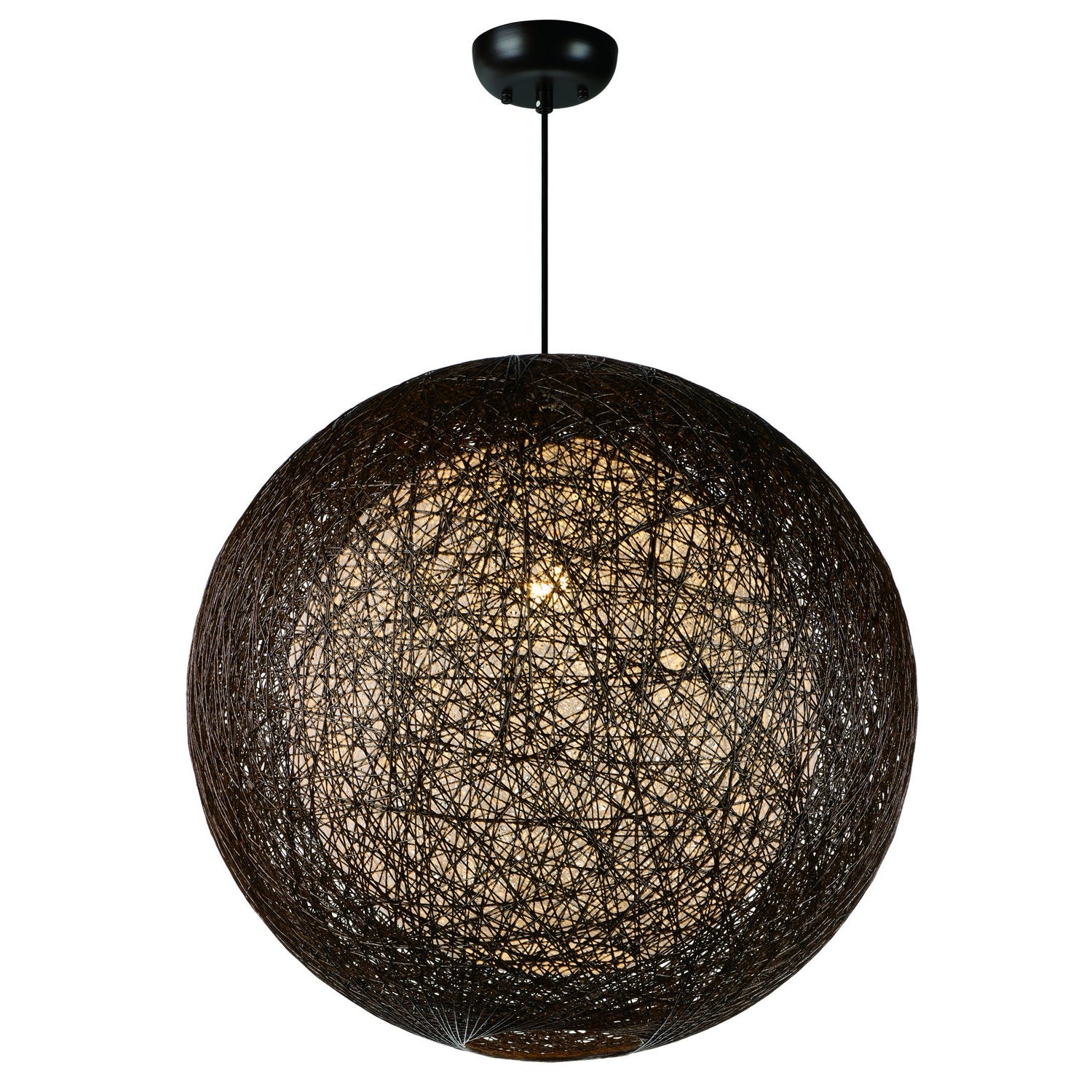 Maxim - 14407CHWT - One Light Outdoor Pendant - Bali - Chocolate