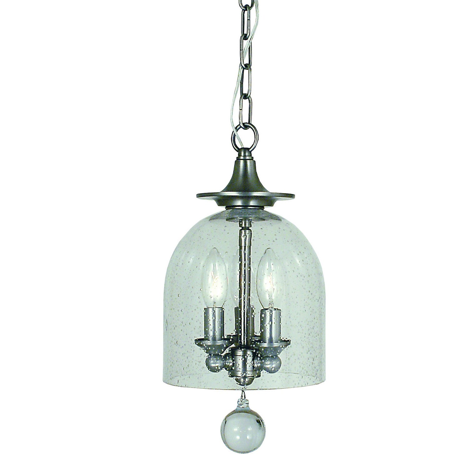 Framburg - 4351 BN - Three Light Chandelier - Hannover - Brushed Nickel