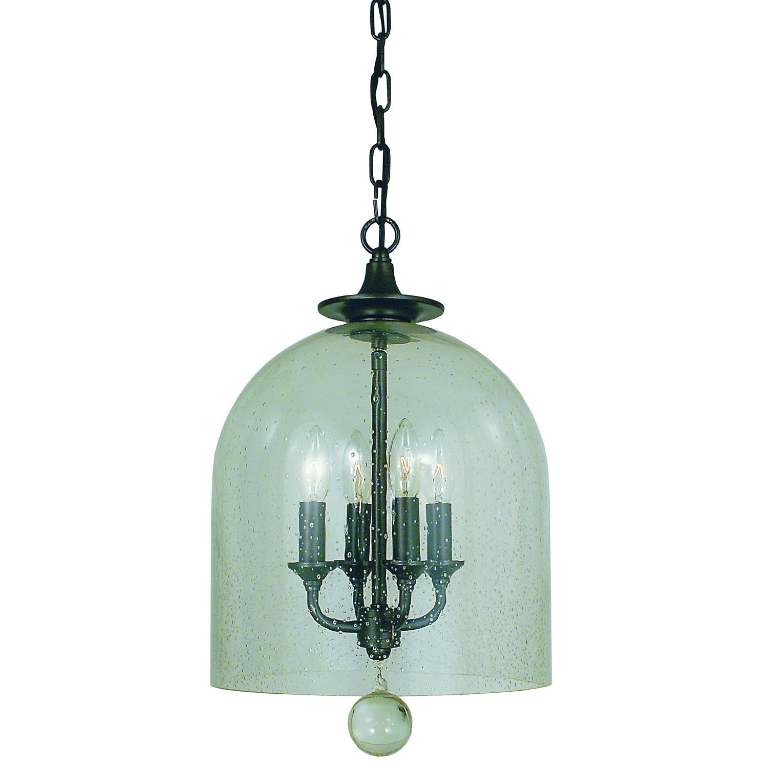 Framburg - 4355 MB - Four Light Chandelier - Hannover - Mahogany Bronze