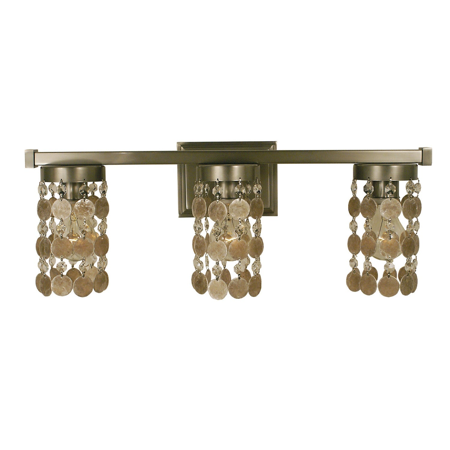 Framburg - 4363 BN - Three Light Wall Sconce - Naomi - Brushed Nickel