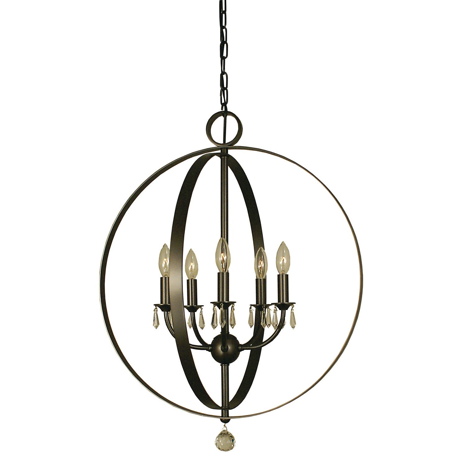 Framburg - 4375 MB - Five Light Chandelier - Constellation - Mahogany Bronze