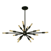 Framburg - 4390 MB - 16 Light Chandelier - Simone - Mahogany Bronze