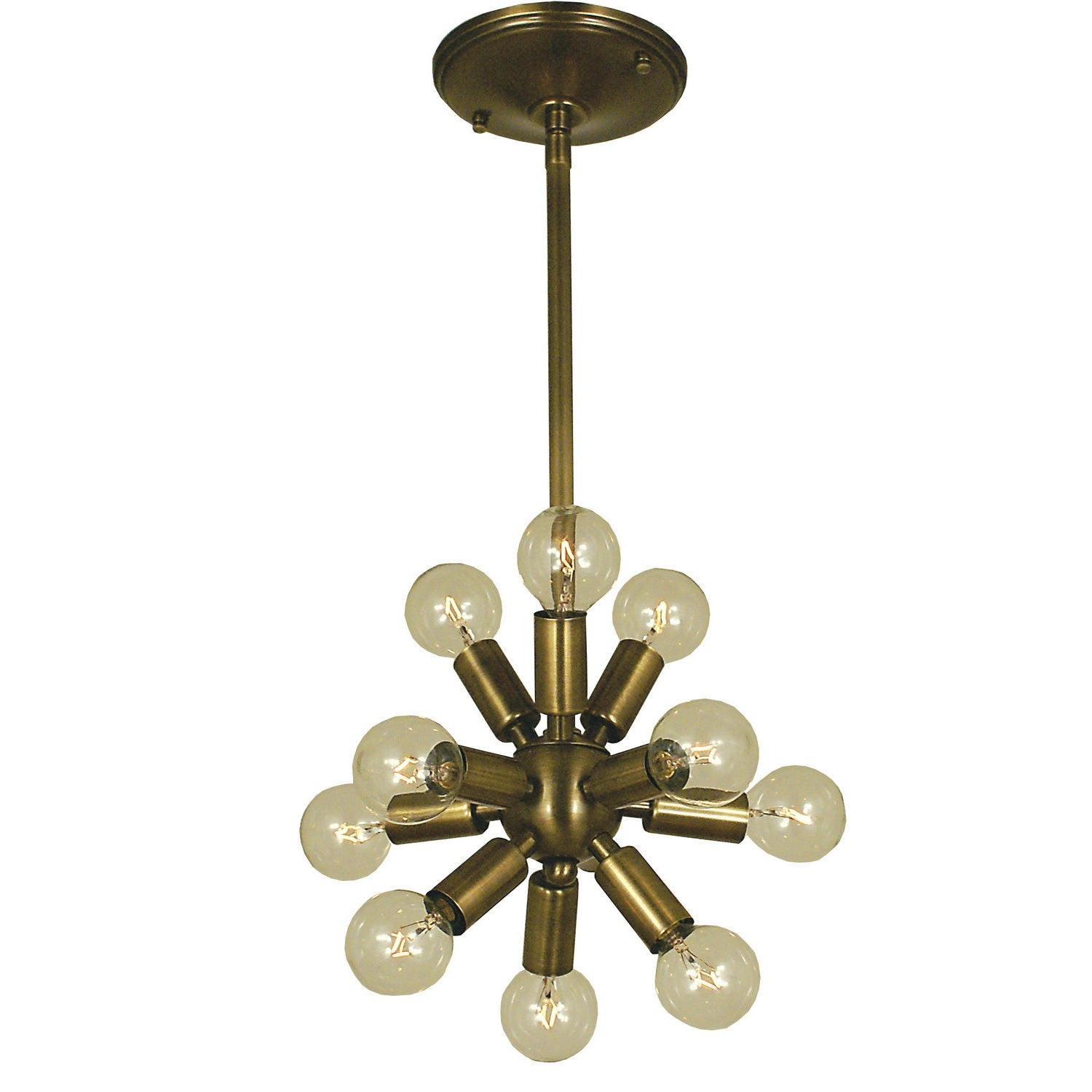 Framburg - 4391 AB - 11 Light Chandelier - Simone - Antique Brass