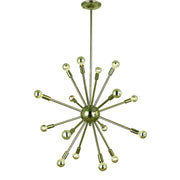 Framburg - 4395 PN - 16 Light Foyer Chandelier - Simone - Polished Nickel