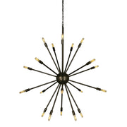 Framburg - 4398 MB - 24 Light Foyer Chandelier - Simone - Mahogany Bronze