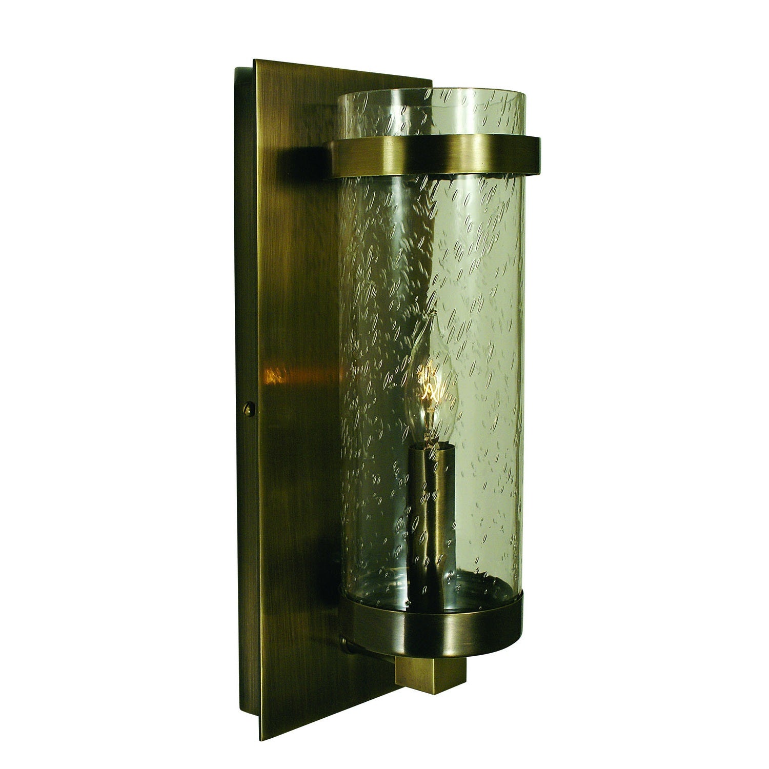 Framburg - 4431 AB/C - One Light Wall Sconce - Hammersmith - Antique Brass w/Clear Glass