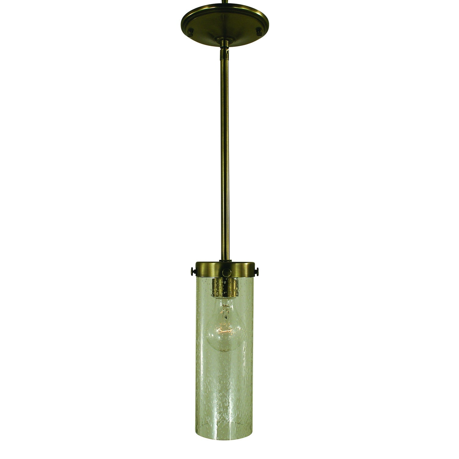 Framburg - 4432 AB/C - One Light Pendant - Hammersmith - Antique Brass w/Clear Glass
