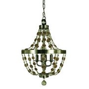 Framburg - 4484 BN - Four Light Chandelier - Naomi - Brushed Nickel
