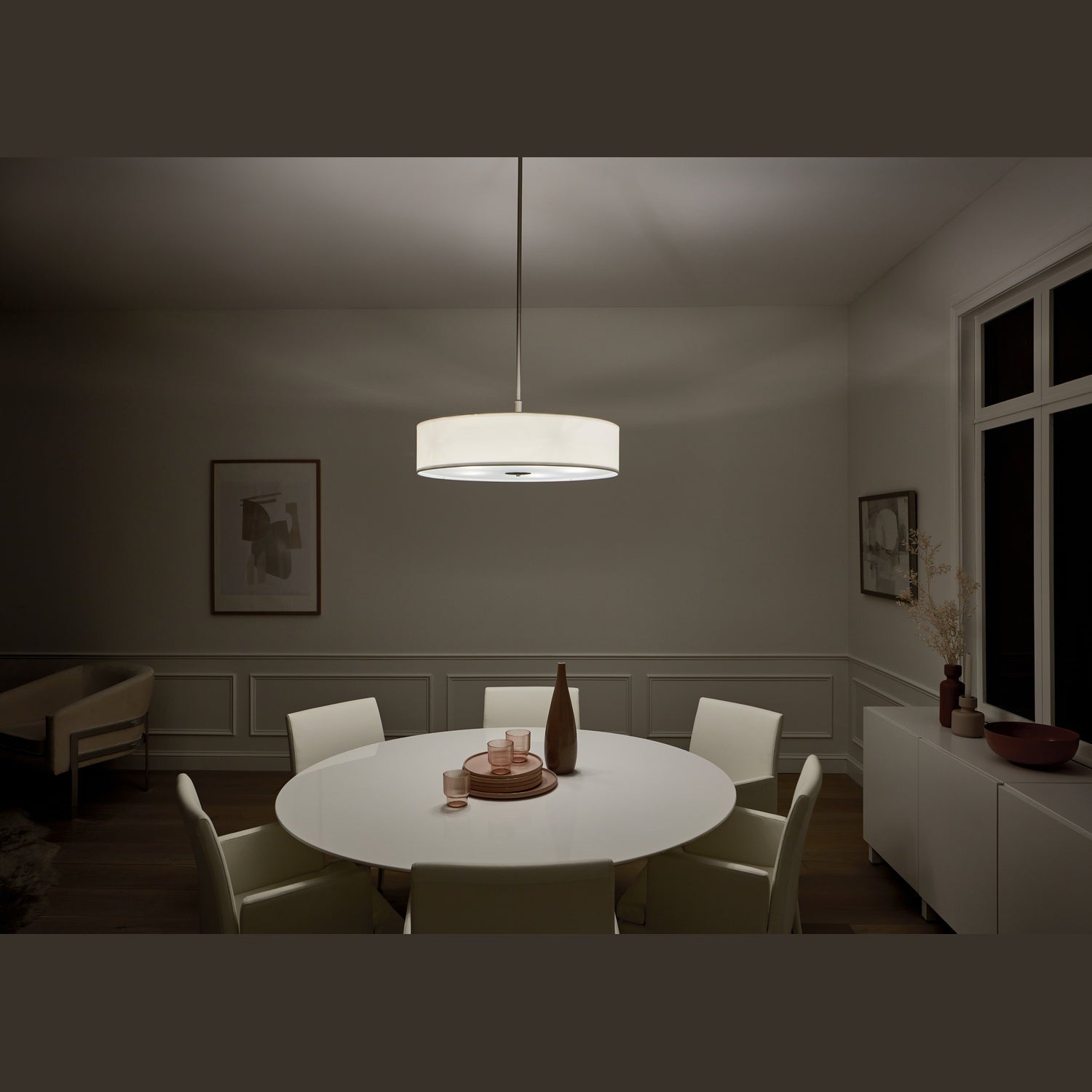 Kichler - 42196NI - Five Light Pendant - Brushed Nickel