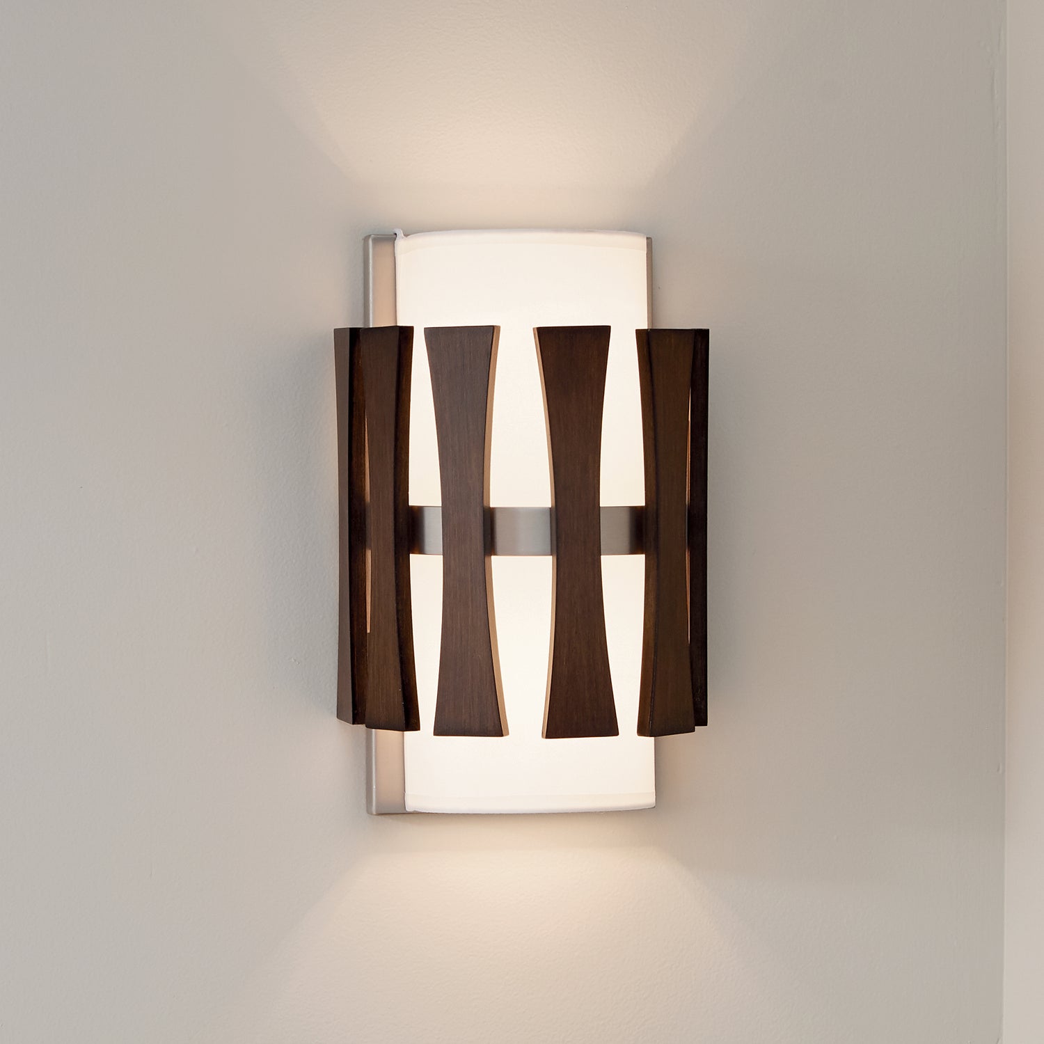 Kichler - 43756AUB - Two Light Wall Sconce - Cirus - Auburn Stained