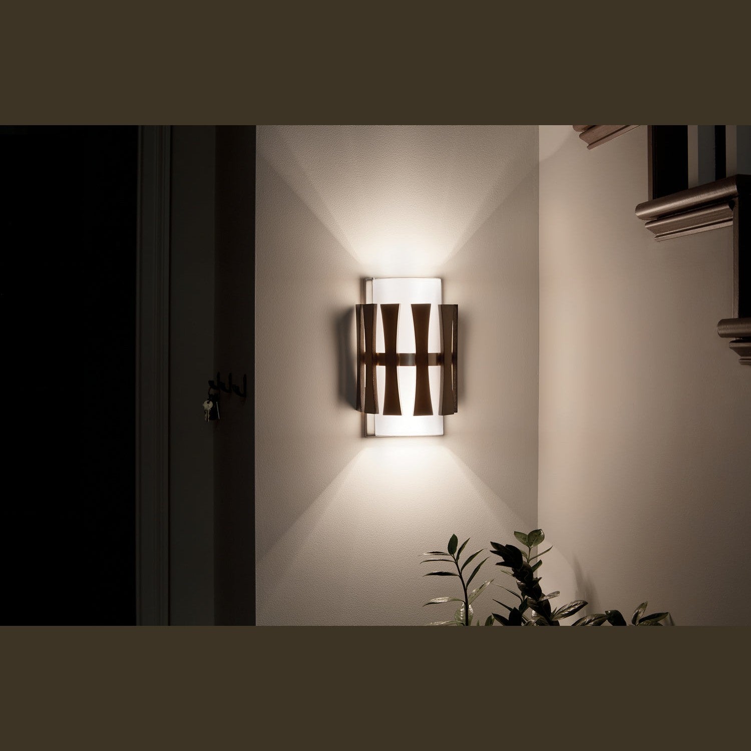 Kichler - 43756AUB - Two Light Wall Sconce - Cirus - Auburn Stained