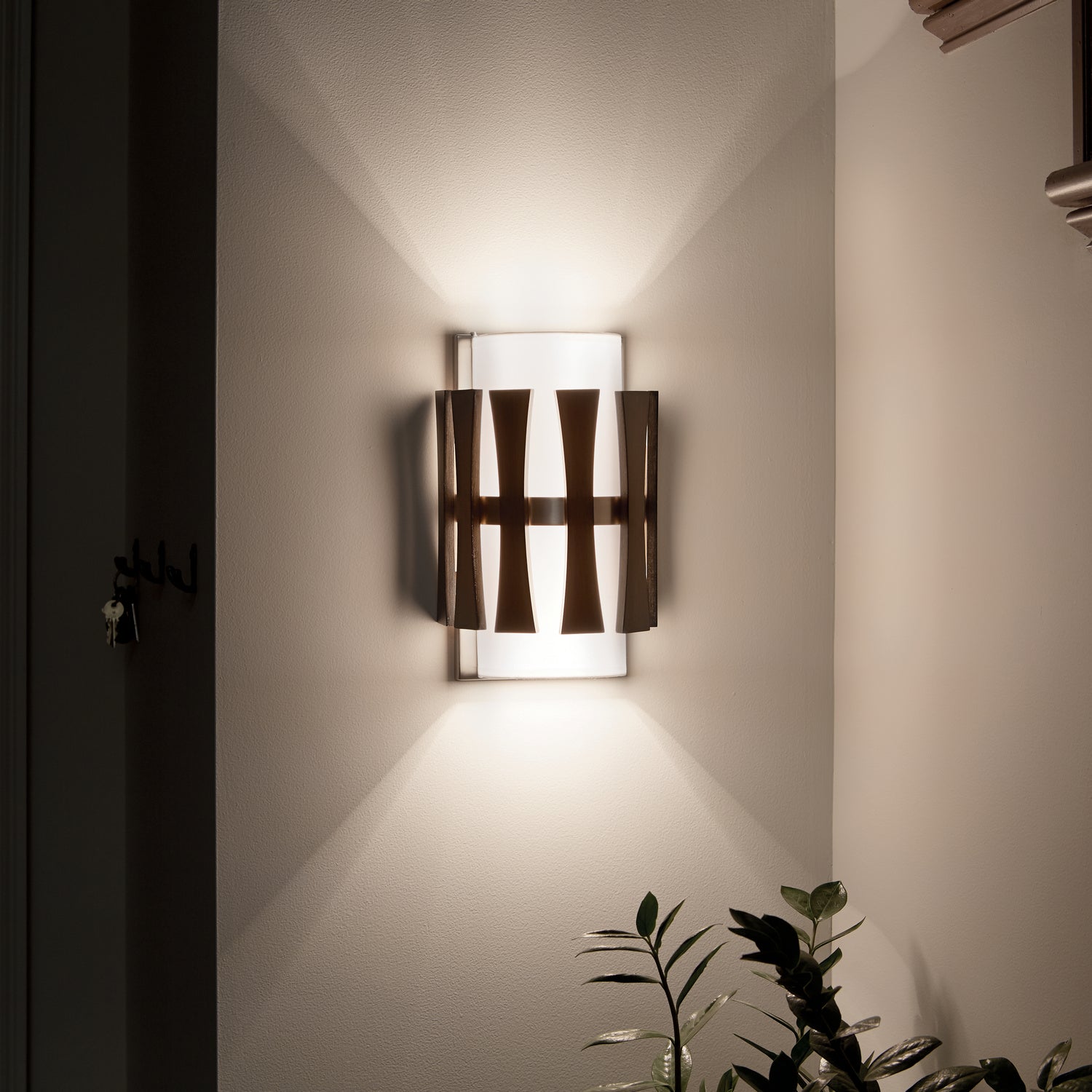 Kichler - 43756AUB - Two Light Wall Sconce - Cirus - Auburn Stained