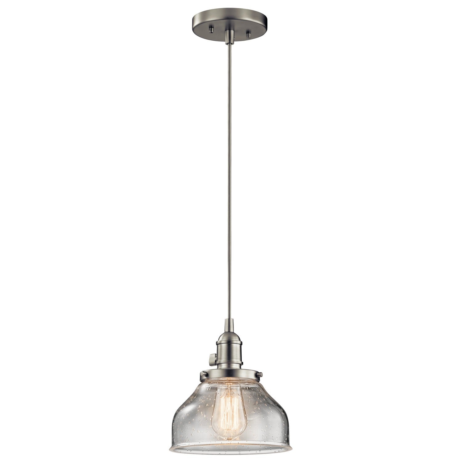 Kichler - 43850NI - One Light Mini Pendant - Avery - Brushed Nickel