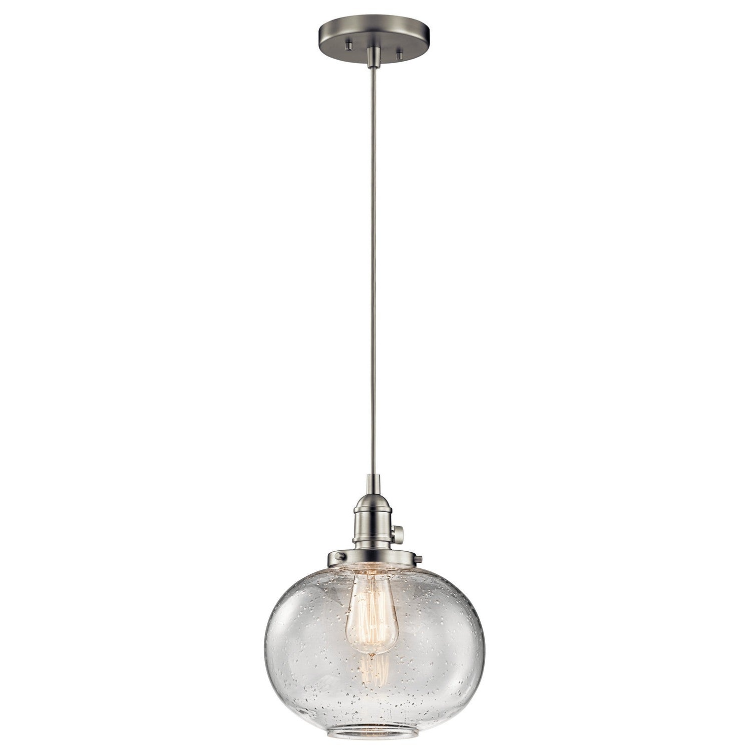 Kichler - 43852NI - One Light Mini Pendant - Avery - Brushed Nickel