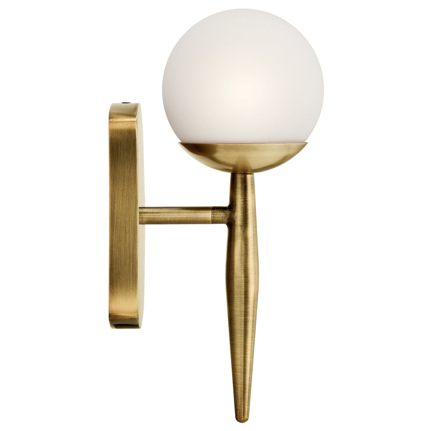 Kichler - 45580NBR - One Light Wall Sconce - Jasper - Natural Brass