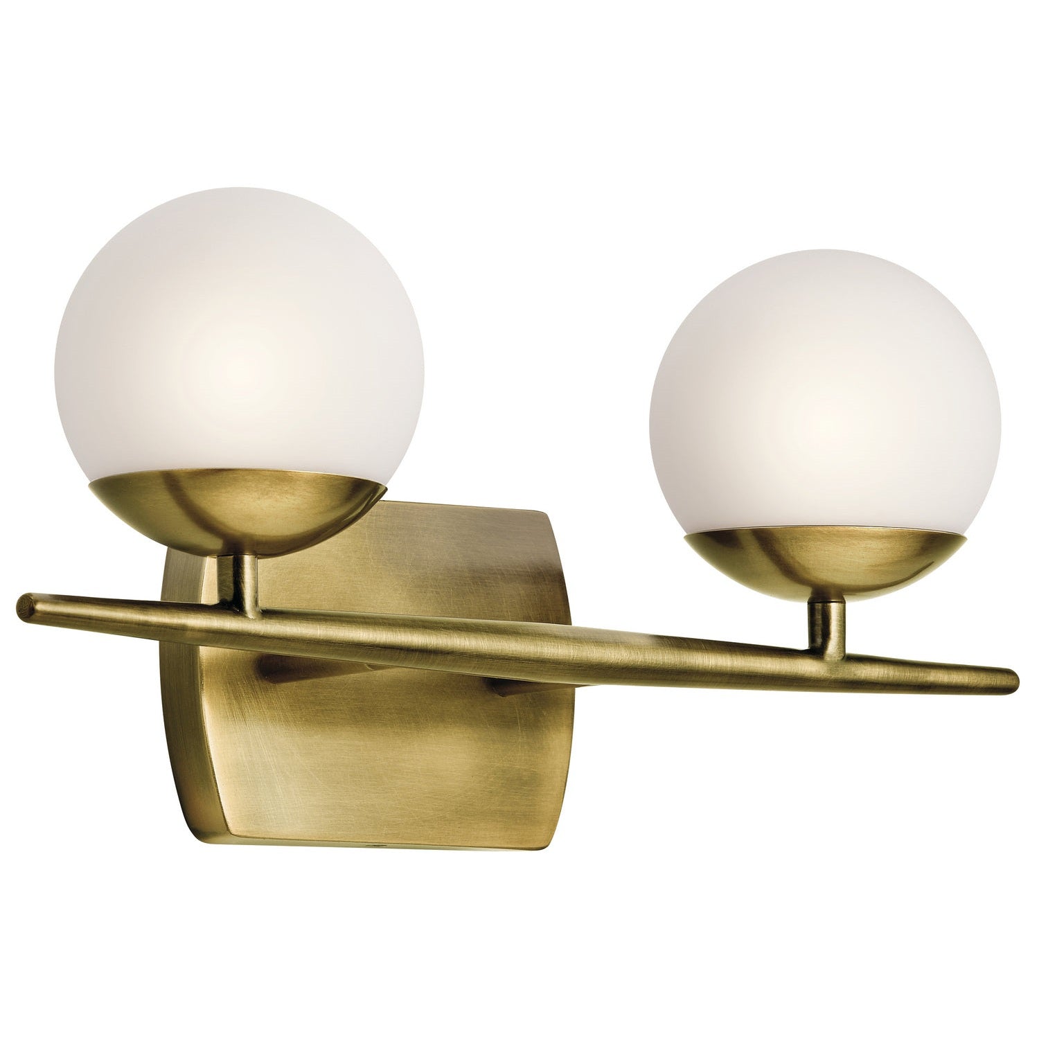 Kichler - 45581NBR - Two Light Bath - Jasper - Natural Brass