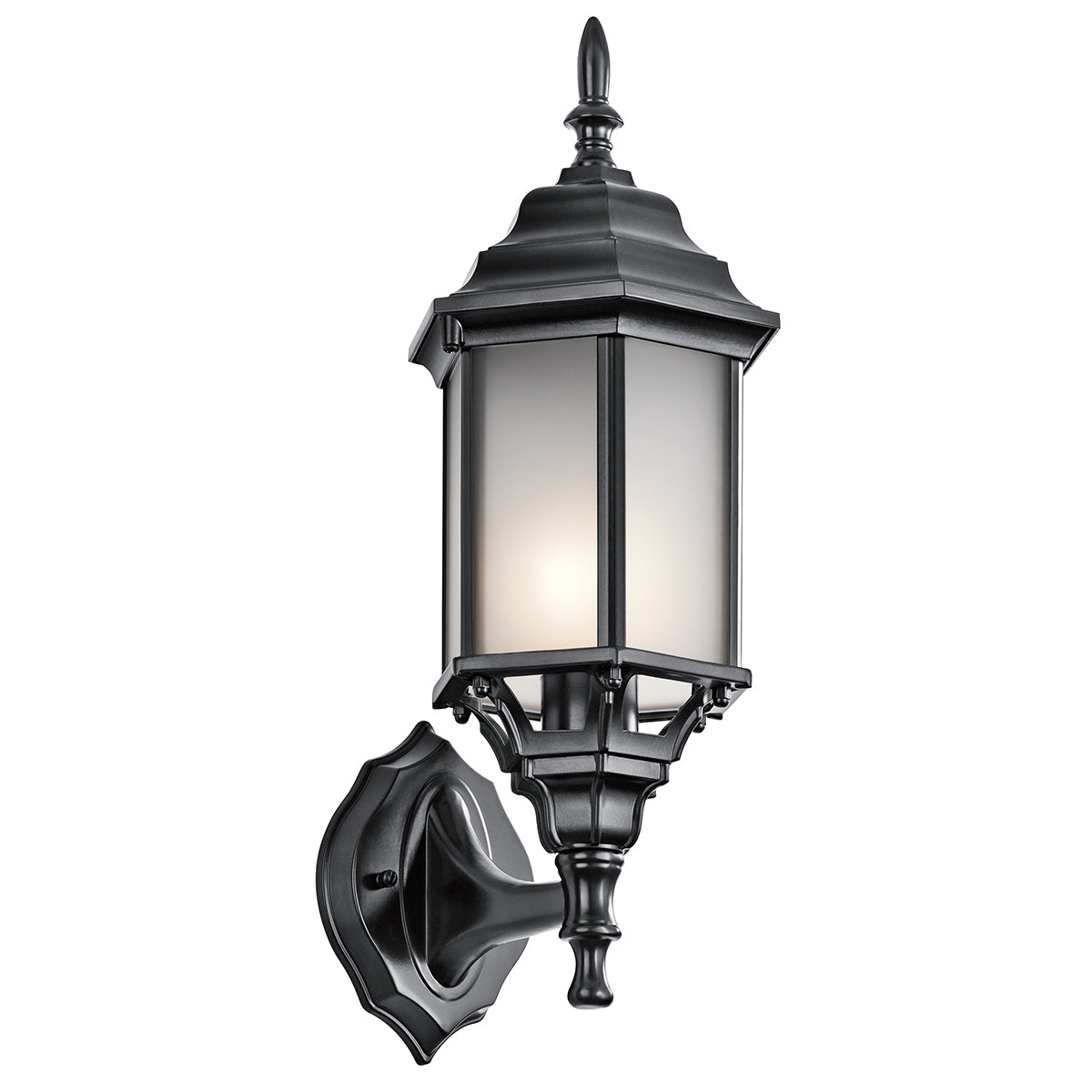 Kichler - 49255BKS - One Light Outdoor Wall Mount - Chesapeake - Black
