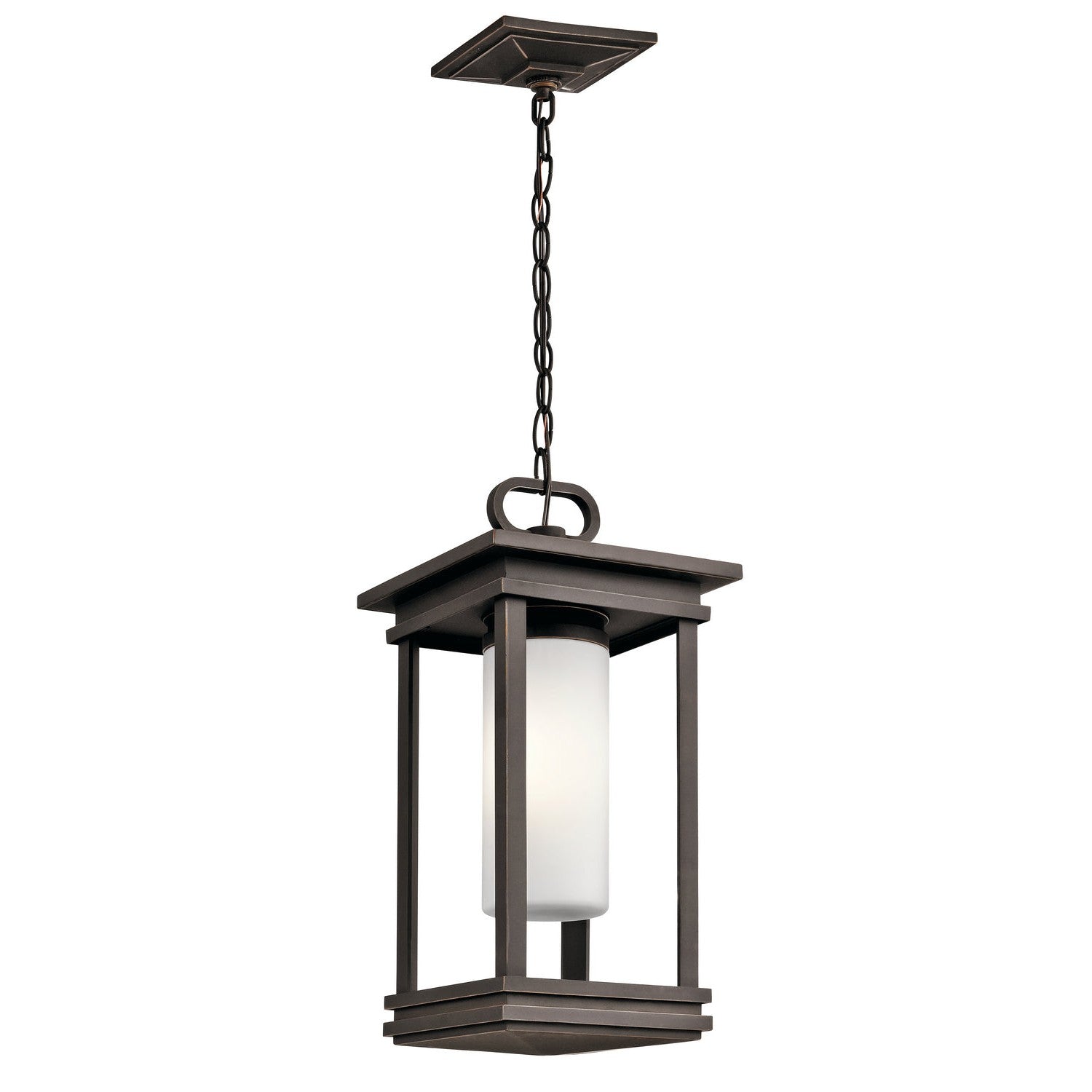 Kichler - 49493RZ - One Light Outdoor Pendant - South Hope - Rubbed Bronze