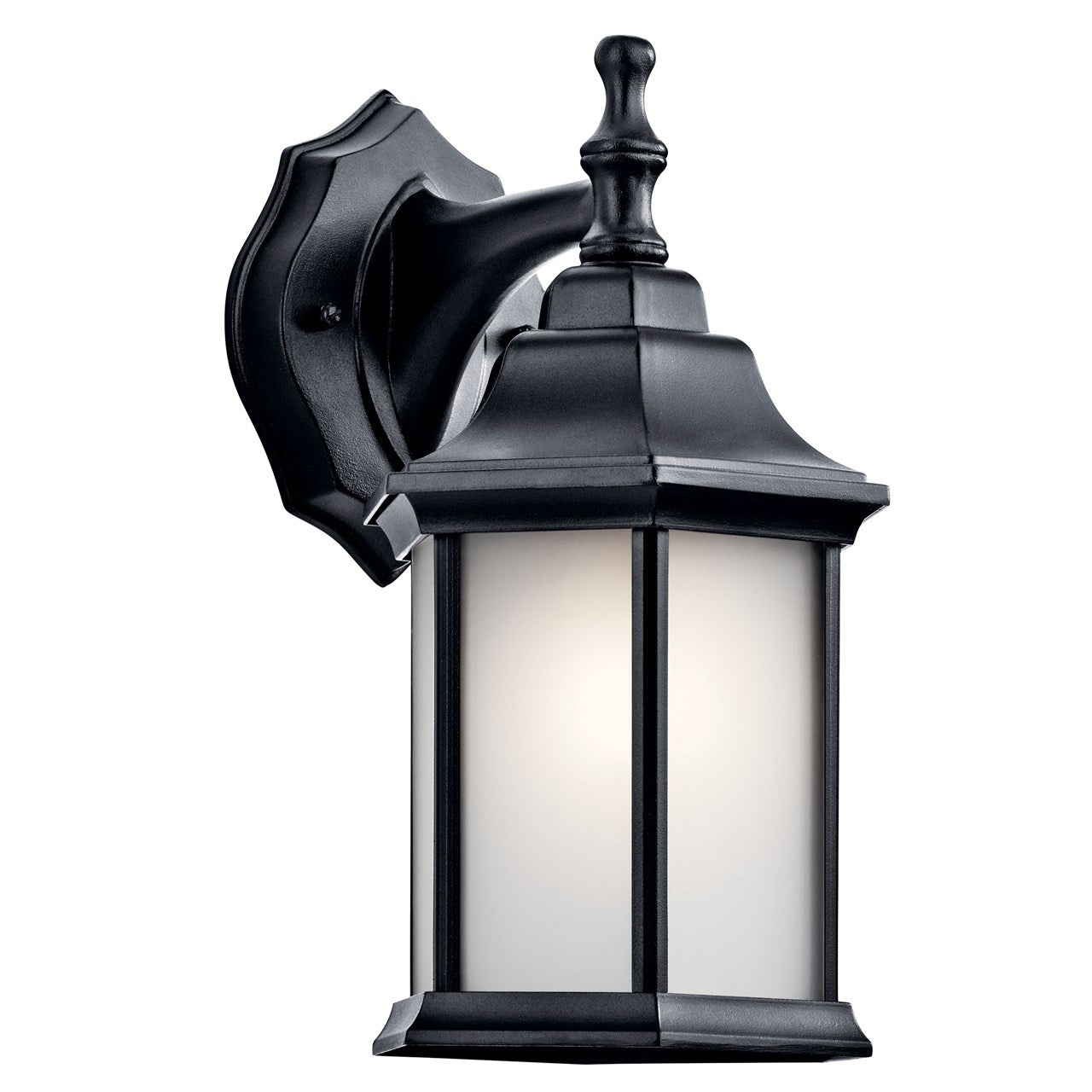 Kichler - 9776BKS - One Light Outdoor Wall Mount - Chesapeake - Black