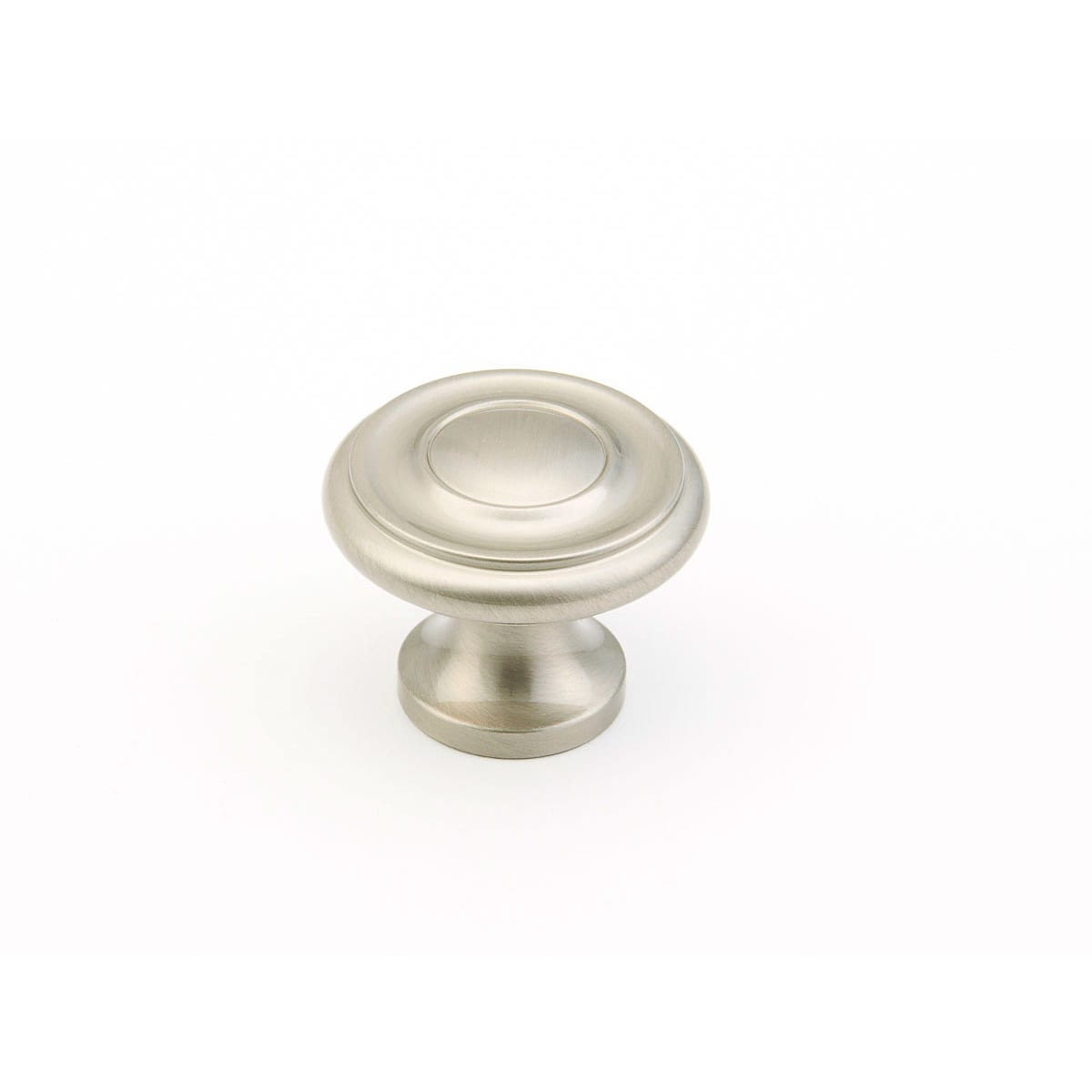 Schaub and Company - 703-15-10PACK - Traditional Designs 1-1/4" Round Mushroom Solid Brass Cabinet Knob - 10 PACK - 10 Pack in Satin Nickel